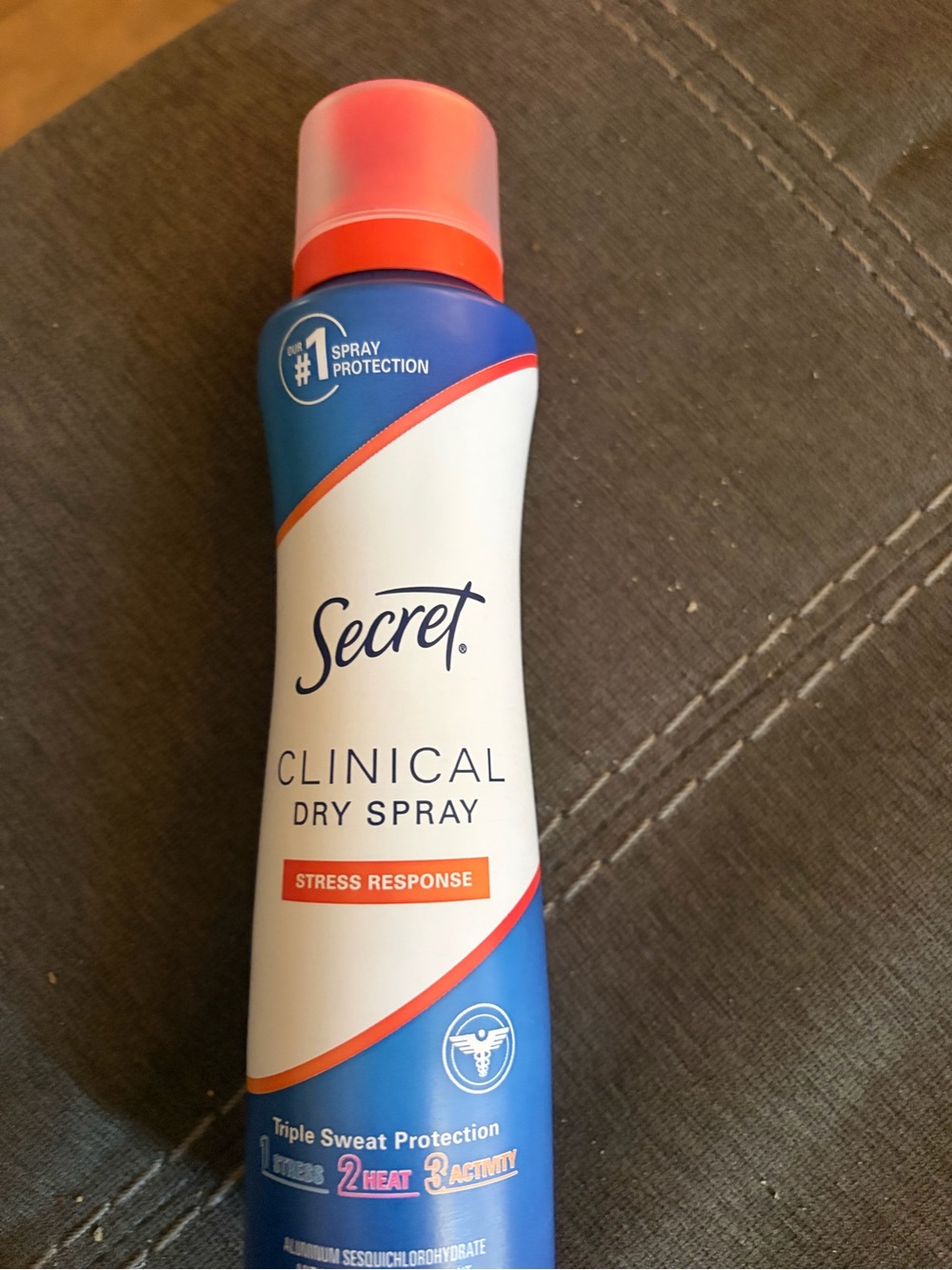Clinical Dry Spray Antiperspirant - Stress Response (Pink/Coral Cap)